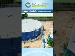 উচ্চ পারফরম্যান্স গ্লাস স্টিলের সাথে মিশ্রিত মেম্ব্রান ছাদ সহ জিএফএস ট্যাঙ্ক