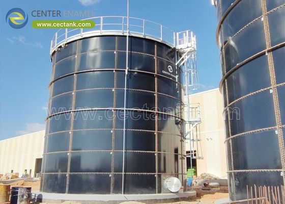 AWWA D103 / EN ISO 28765 স্ট্যান্ডার্ড সহ গ্লাস-ফুয়েজ-টু-স্টিল ট্যাঙ্ক