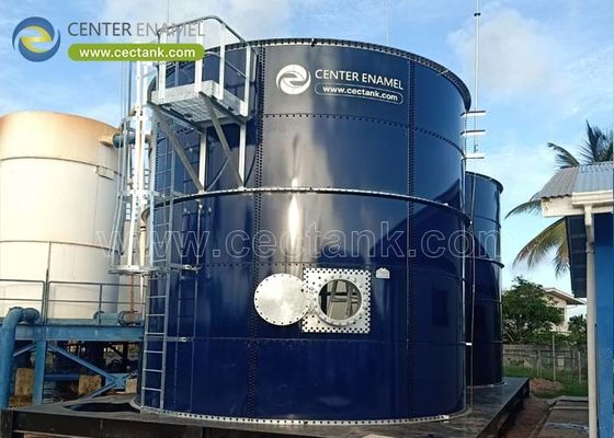 NSF 61 গ্লাস আচ্ছাদিত ইস্পাত শুকনো বাল্ক স্টোরেজ ট্যাংকঃ নিরাপদ এবং নির্ভরযোগ্য বাল্ক স্টোরেজ জন্য চূড়ান্ত সমাধান