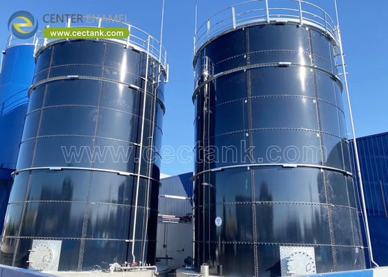 NSF/ANSI 61 পানীয় জলের সঞ্চয়স্থানের জন্য গ্লাস-ফিউজড-টু-স্টিল (জিএফএস) ট্যাংক