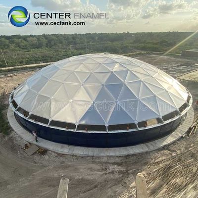 Center Enamel can Provide Aluminum Dome Roofs for Morocco Crude Oil Storage Tanks