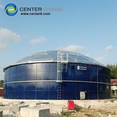 Center Enamel can Provide Aluminum Dome Roofs for Mauritius Crude Oil Storage Tanks