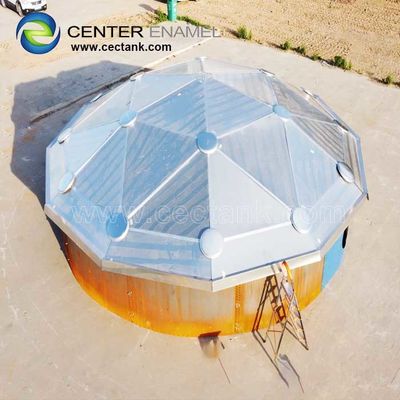 Center Enamel can Provide Aluminum Dome Roofs for Mauritania Crude Oil Storage Tanks