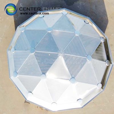 Center Enamel can Provide Aluminum Dome Roofs for South Africa Crude Oil Storage Tanks