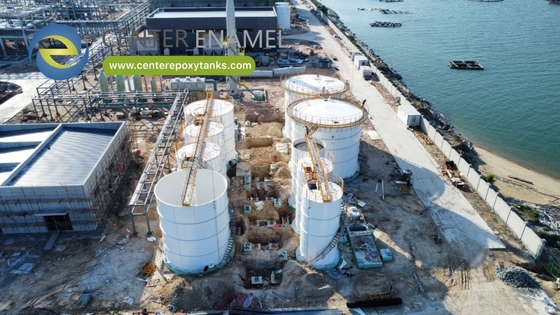 Epoxy Coated Steel Bolted Tanks for Beverage Wastewater Storage: Manages Liquid Waste from Beverage Production
