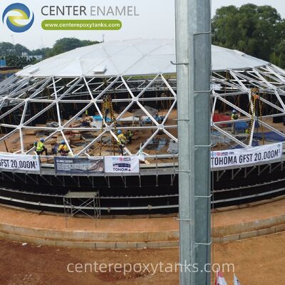 ঢালাই স্টেইনলেস স্টীল পেট্রোকেমিক্যাল পণ্য স্টোরেজ ট্যাংক জন্য অ্যালুমিনিয়াম গম্বুজ ছাদঃ আক্রমণাত্মক রাসায়নিক বাষ্প এবং শিল্প পরিবেশের বিরুদ্ধে উচ্চতর জারা প্রতিরোধের প্রস্তাব