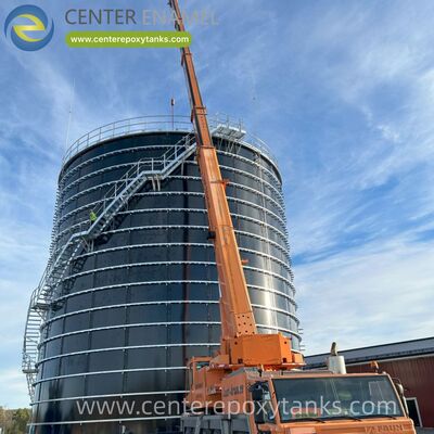 একটি বড় জল ট্যাংক হিসাবে বোল্টেড স্টিলের জল ট্যাঙ্কঃ উল্লেখযোগ্য স্কেল এবং উচ্চ তরল লোডগুলিতে কাঠামোগত স্থিতিশীলতার জন্য ডিজাইন করা।