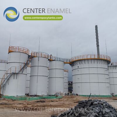 Bolted Steel Tanks as Mesophilic Digester Tanks: Optimized for microbial activity at moderate temperatures to ensure steady gas output.