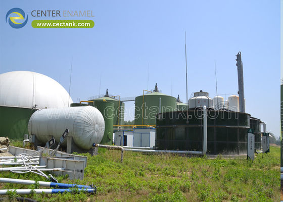 Glass-Fused-to-Steel Tanks for Livestock and Poultry Manure Storage in Biogas Projects by Center Enamel
