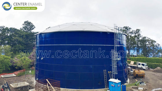 50,000 m3 উচ্চ ক্ষয় প্রতিরোধের সঙ্গে Leachate স্টোরেজ জন্য bolted এনামেল ইস্পাত ট্যাংক