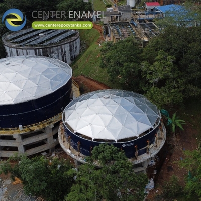 অ্যালুমিনিয়াম গম্বুজ ছাদ অগ্নিনির্বাপক জলের সঞ্চয় ট্যাংক জন্যঃ পরিষ্কার এবং নির্ভরযোগ্য জল সরবরাহ নিশ্চিত