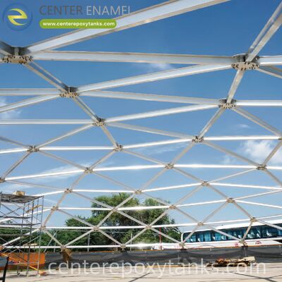 একটি অগ্নিনির্বাপক জল ট্যাঙ্কের জন্য অ্যালুমিনিয়াম গম্বুজ: দূষণ এবং ধ্বংসাবশেষ থেকে জরুরি জল উৎসকে সুরক্ষিত করে