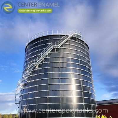 ইপোক্সি বন্ডেড স্টিল বোল্টেড ট্যাঙ্কগুলি খাদ্য বর্জ্যের ভাজা ট্যাঙ্ক হিসাবেঃ জৈব বিভাজন এবং বায়োগ্যাস সংগ্রহের জন্য ডিজাইন করা শক্তিশালী হজম পাত্রে।