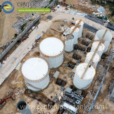 ওয়্যারহাউস ফায়ার ওয়াটার সাপ্লাই ট্যাঙ্ক হিসাবে বোল্টেড স্টিল ট্যাঙ্ক: লজিস্টিক এবং স্টোরেজ হাবের নিরাপত্তার জন্য ডিজাইন করা বড়-ক্ষমতার সিস্টেম।