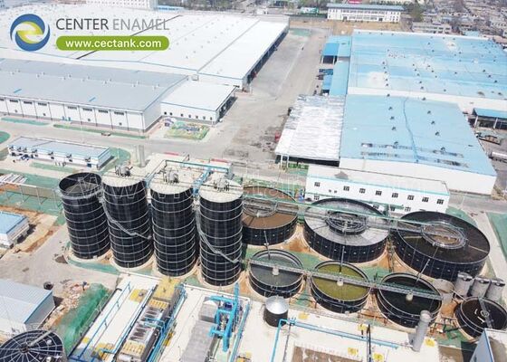 Papermaking Wastewater Tank Company Center Enamel's Corrosion-Proof Bolted Tanks for Pulp and Paper